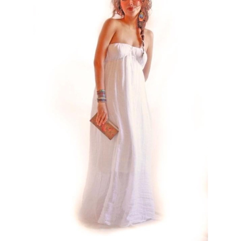 Serena Maxi Mexican Dress Slip Summer Beach Dress